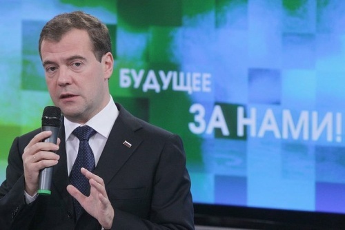 О последнем интервью Медведева в качестве президента РФ