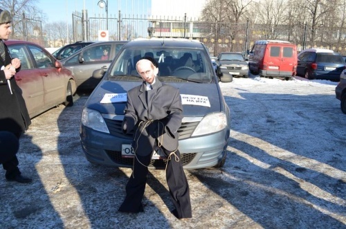 В Москве прошел автопробег «За честные выборы»