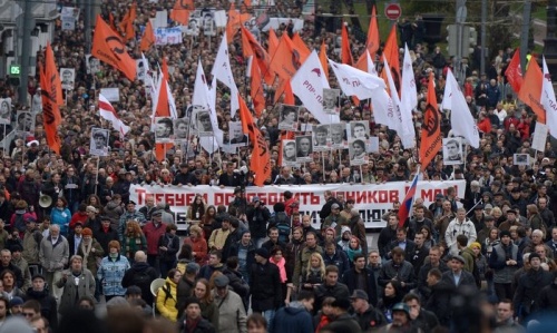 Марш за свободу политзаключенных в Москве Марш за свободу политзаключенных в Москве